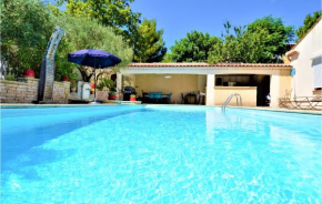 Beautiful home in St-Saturnin-les-Avigno with Outdoor swimming pool and WiFi